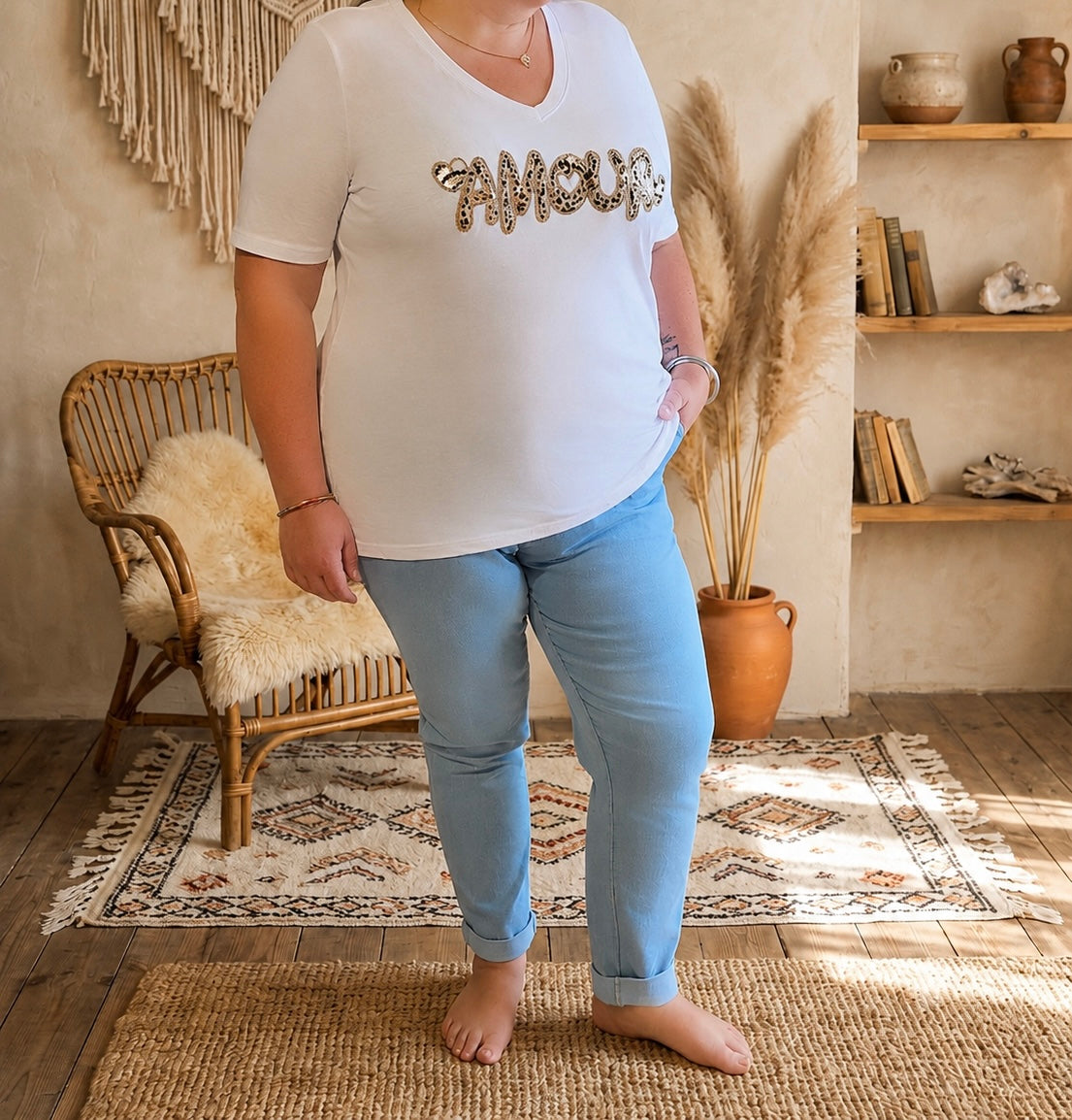 Tee-shirt Amour Leopard