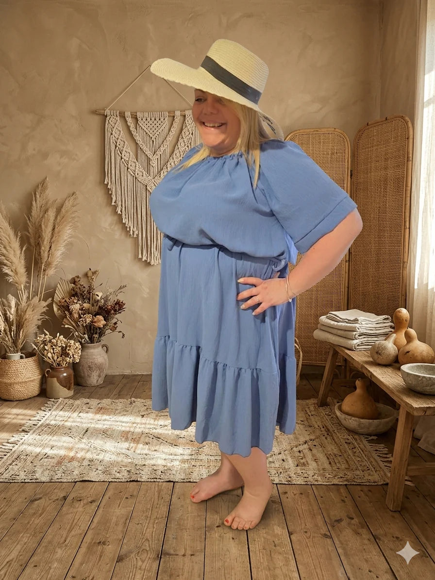 Robe col bateau