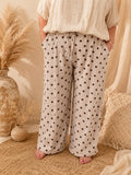 Pantalon large a pois style bohème
