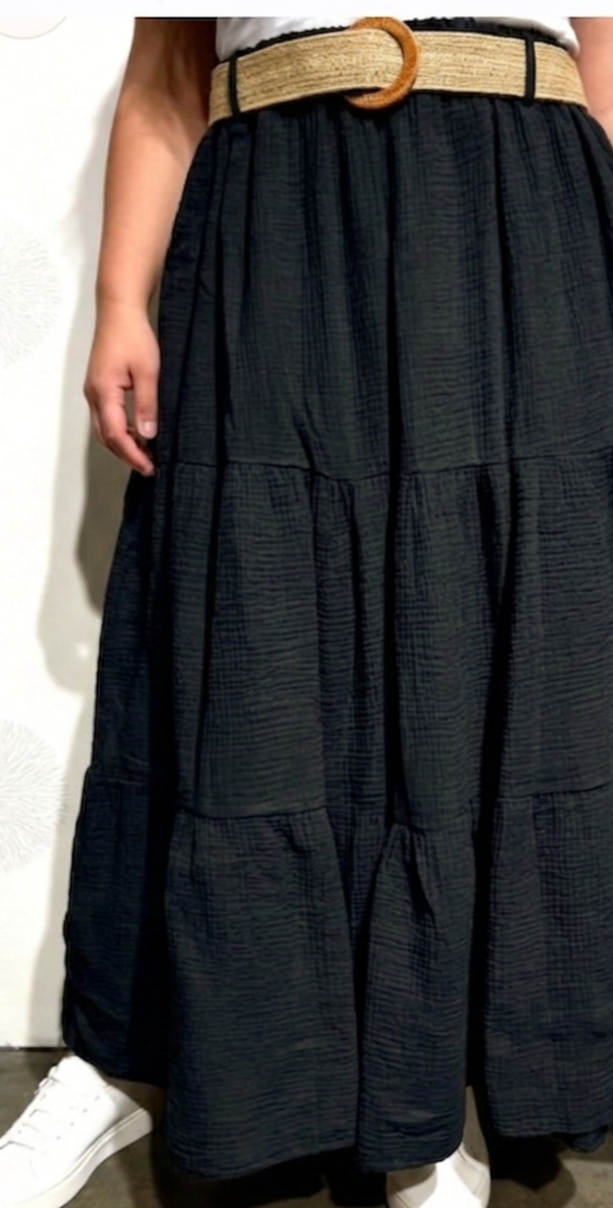 Jupe gaze de coton